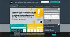 Desktop Screenshot of nordjyllandstrafikselskab.dk